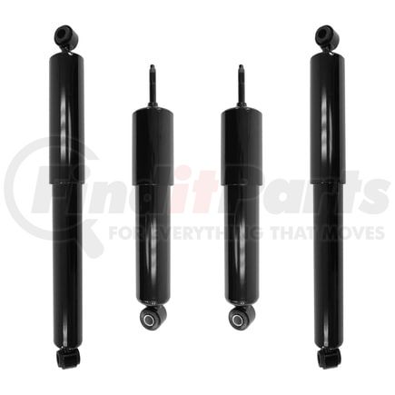 Unity Automotive 4-215120-255230-001 Front and Rear Nitrogen Gas Shock Absorber Kit