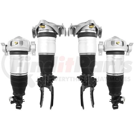 Unity Automotive 4-28-132501-28-532501 Front and Rear Electronic Suspension Air Strut Assembly Kit