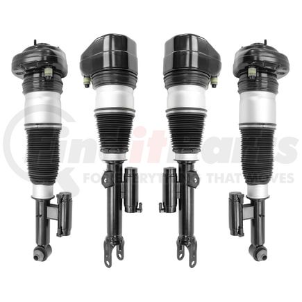 Unity Automotive 4-28-127601-28-527601 Front and Rear Air Suspension Strut Set