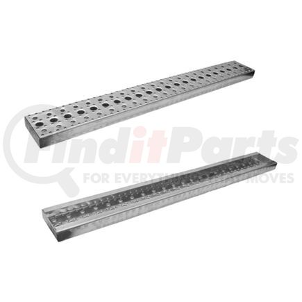 World American WA128-5012 Frame Rail Step - Aluminum, Tread Step, 43.30" x 5.625"