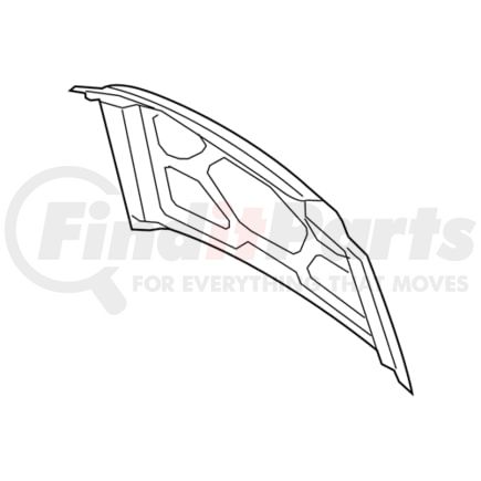 Ford 8C3Z16612A Hood Assembly for 2008-2010 Ford F Series Super Duty Trucks
