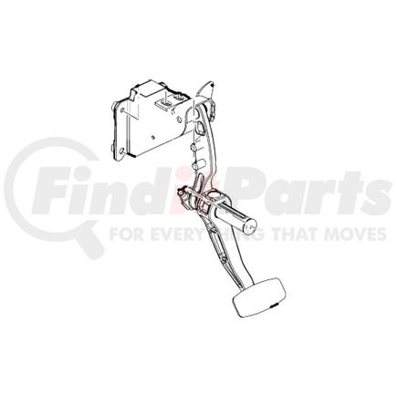 Ford 9C3Z2455B PEDAL ASY - BRAKE