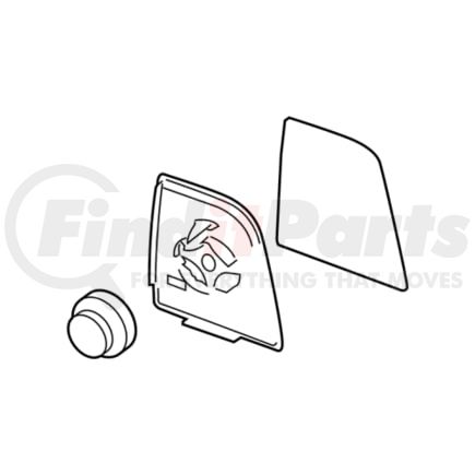 Ford CK4Z17682K MIRROR ASY - REAR VIEW OUTER