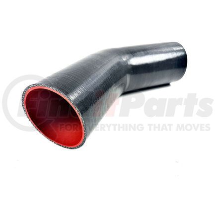 Fairchild SH1006 SAEJ20 Class A 45 Deg Elbow Hose with 150 mm Arm Length, 6 in. Long, 3 in. ID1, 3 in. ID2