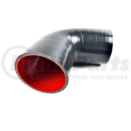 Fairchild SH1013 SAEJ20 Class A 45 Deg Elbow Hose with 150 mm Arm Length, 6 in. Long, 4 in. ID1, 4 in. ID2