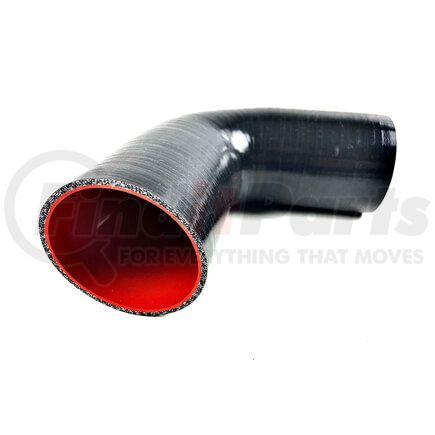 Fairchild SH1011 SAEJ20 Class A 45 Deg Elbow Hose with 150 mm Arm Length, 6 in. Long, 3 in. ID1, 3 in. ID2