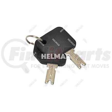 Helmar Forklift Parts 1337197 Aftermarket Replacement Ignition Key Set/2 Keys for Hyster