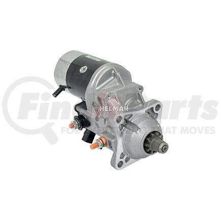 Helmar Forklift Parts 1692007-HD Aftermarket Replacement Starter Motor - 12V, 10 Teeth, Non-Straight Drive, Gear Reduction, Cummins Diesel 3.3L Engine for Hyster