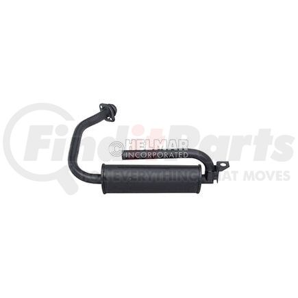 Helmar Forklift Parts 20100-00H00 Exhaust Muffler - 14in Length x 6in Width, For Nissan Forklift