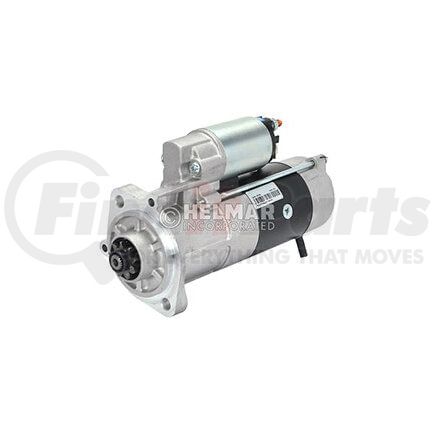 Helmar Forklift Parts 1K012-63011-NEW Starter - 12V, 9 Teeth, Non-Straight Drive, with Gear Reduction, Fits Kubota Engine