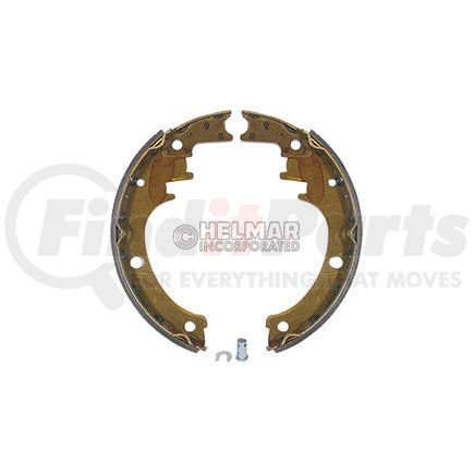 Helmar Forklift Parts 2026787 Aftermarket Replacement Brake Shoe Set (2 Shoes) for Hyster