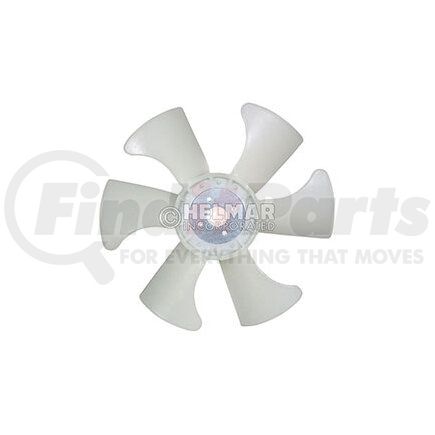 Helmar Forklift Parts 21060-90073 Engine Cooling Fan Blade - 6 Blades, White, For Nissan Forklift