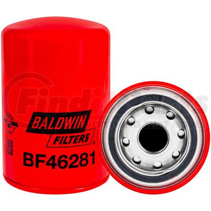 Baldwin BF46281 Spin-On Fuel Filter, 5-23/32" Length, 3-23/32" Outside Diameter, 1" x 14 TPI Thread