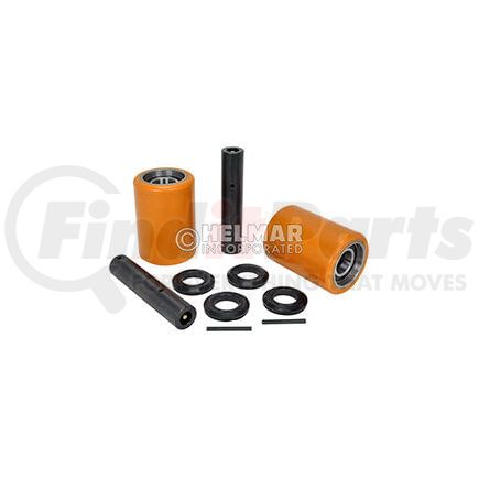 Helmar Forklift Parts LWK-1034 Aftermarket Replacement Load Wheel Kit for Crown