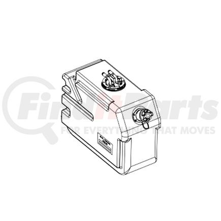 International 4199112C91 TANK,DEF , 12 GAL QLS ASSY