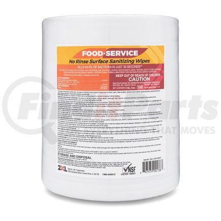 2 Xl Corporation 2XL-446 Sanitizing Wipes - 8" × 6", Spunlaid, White Substrate