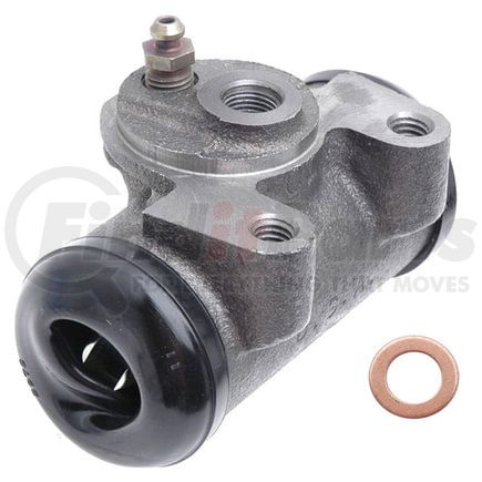 ACDelco 18E741 Drum Brake Wheel Cylinder - Rear, Cast Iron, Bolted, 0.50 in. Brake Line, with Bleeder Screw