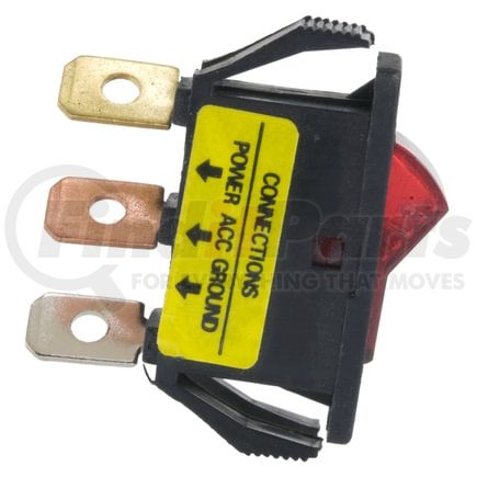 ACDelco U1984 Rocker Switch - Red, illumunited, 2 Position