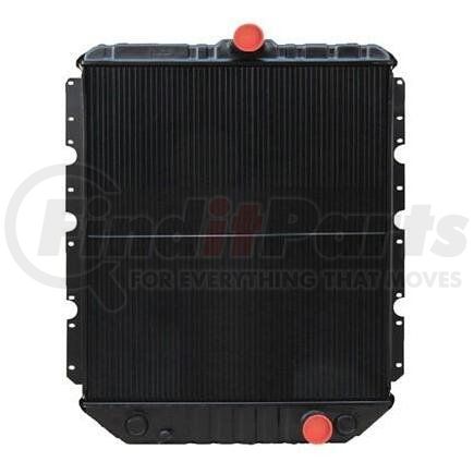 Blue Bird HDC010321SK 2004-2008 Blue Bird Bus Copper / Brass Radiator (4 Row Standard Core)Design Style 	Copper / BrassHeight 	33 1/4Width 	26 9/16Depth 	2Inlet 	2 1/2 connectionOutlet 	2 1/4 connectionEngine Oil Cooler 	NoTrans Oil Cooler 	18 Inch Oil Cooler o