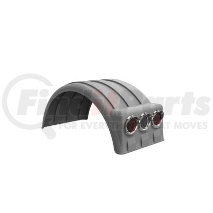 Minimizer 10001782 Dual Fender for 19.5 Tire Galvanized (Light Box)