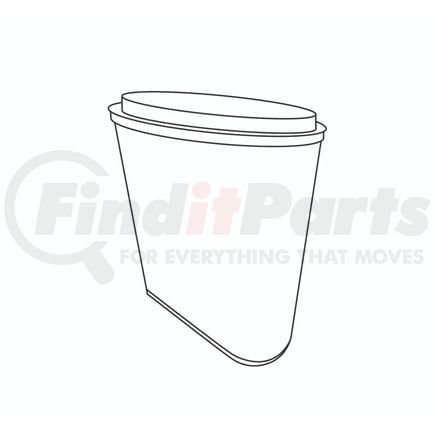 Torque Parts TR536-EF Engine Air Filter - for Kenworth T680 & Peterbilt 579 New Gen