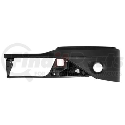 Torque Parts TRB101002BL Bumper - Left Side, for Kenworth T680 Next Gen with Hole