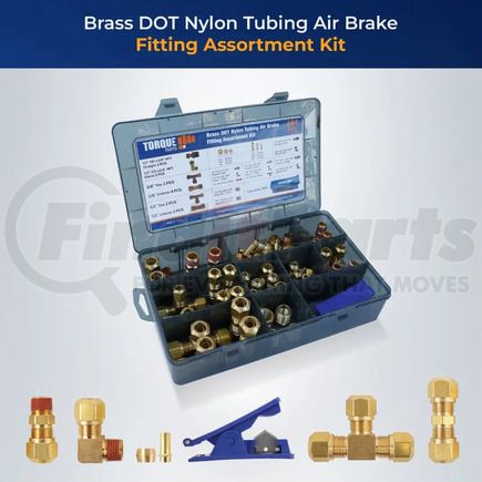 Torque Parts TRFT0101 Air Brake Air Line Fittings Assortment - 101 pcs