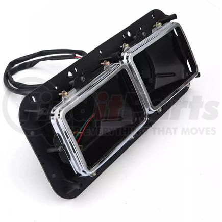 Torque Parts TRH910500BR Headlight Housing - Passenger Side, with Harness for Various Trucks