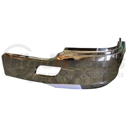 Torque Parts TRKW017BL Bumper - Driver Side, Chrome, with Hole for 2014-2021 Kenworth T680