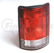 Grote 85512-5 Brake / Tail Light Combination Lens - Rectangular, Red and Clear, Left