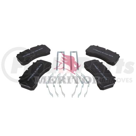 Meritor MMD1777M22TAG Disc Brake Pad Kit - Adb Pad Kit Maxx 22T - 9310 Friction