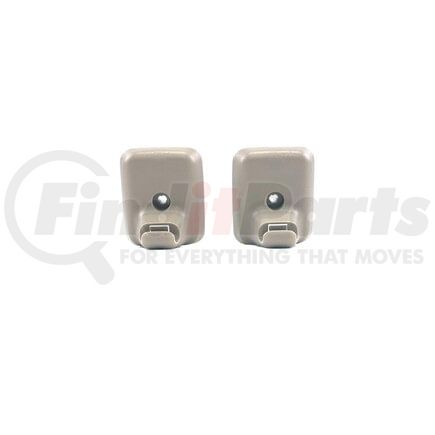 Fairchild F4125 Sun Visor Retainer Clip Holder Set, Tan, for 2009-2014 Ford F150 (AL3Z-1504132-AB)