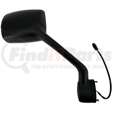 Torque Parts TRKWN307BRS32 Hood Mirror - Passenger Side, Black, for Peterbilt / Kenworth, T680, 2014-2021