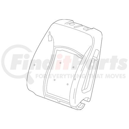 GM 26207093 Seat Back Pad Assembly - Front