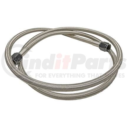 Vibrant Performance 10277 Universal Oil Feed Kit; Incl. -4AN Female Fittings and 4ft. Hose; PTFE Lined Stainless Steel;