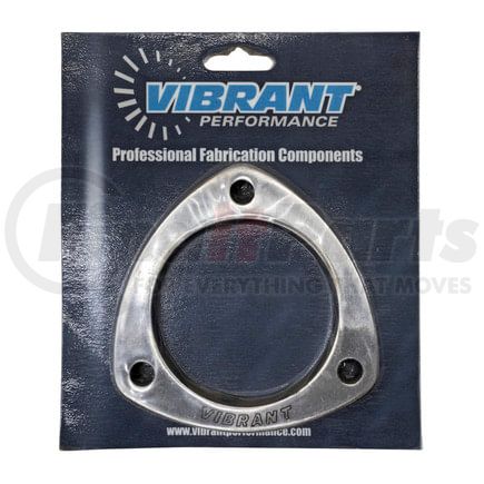 Vibrant Performance 1483S 3-Bolt Stainless Steel Flange; 3 in. I.D.; Single Flange; Retail Packed;