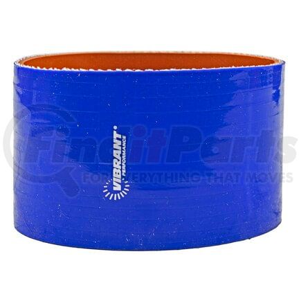 Vibrant Performance 2722B 4 Ply Silicone Sleeve; 4.5 in. I.D. x 3 in. Long; Blue;
