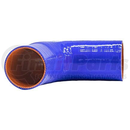 Vibrant Performance 2783B 4 Ply 90 Degree Reducer Elbow; 2.75 in. ID x 3 in. ID x 3.5 in. Leg Length; Blue;