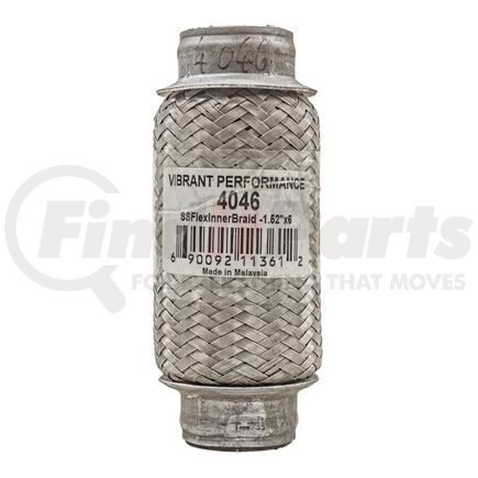Vibrant Performance 62306 Standard Flex Coupling w/Inner Braid Liner; 1.5 in. Diameter x 6 in. Long;
