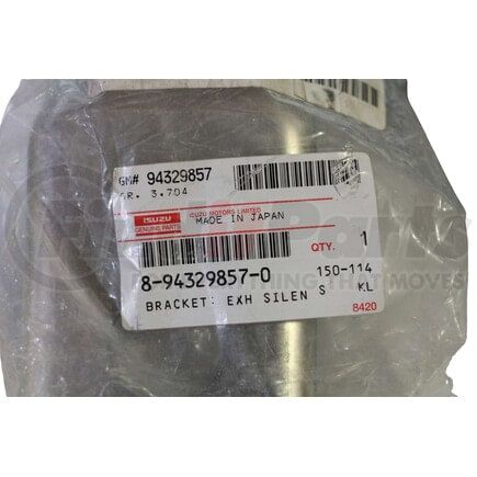 Isuzu 8-94329-857-0 BRACKET; EXH S
