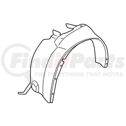 GM 22725263 Fender Liner - Front