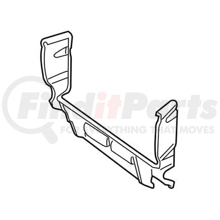 GM 15009392 Deflector - Front, Radiator Support Baffle, Marked Print