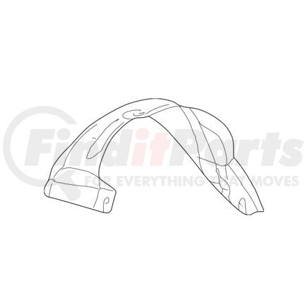 GM 25701819 Fender Liner - Left