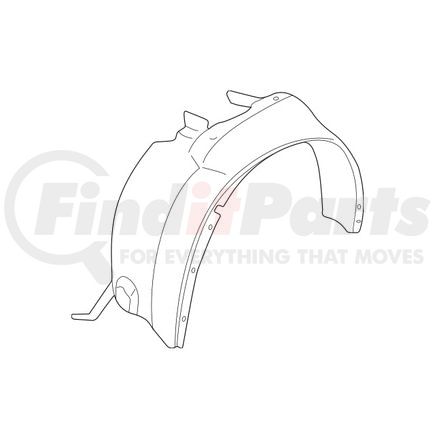 GM 22699969 Fender Liner - Front, Left
