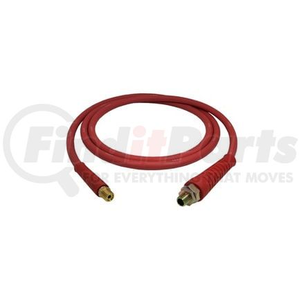 Tectran 13R12201 Air Brake Jumper Hose - Red, 3/8" ID, with FLEXGrip-HD™ Handle, 225 PSI