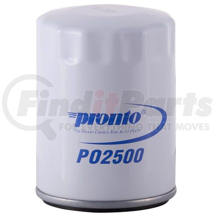 Premium Guard PO2500 Engine Oil Filter - Spin-On, Enhanced Cellulose, M22 x 1.5, 350 PSI