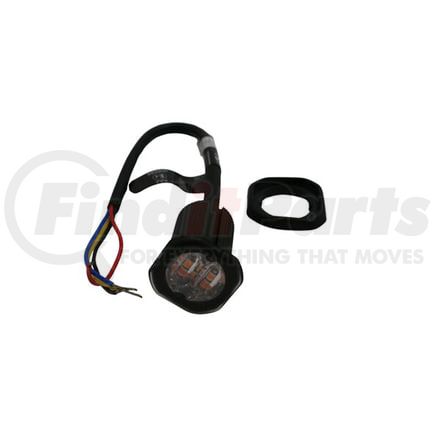 ECCO ED9040A Warning Light Assembly - Hide-A-LED, Concealed, 1 in. Hole Or Flush Mount, Amber