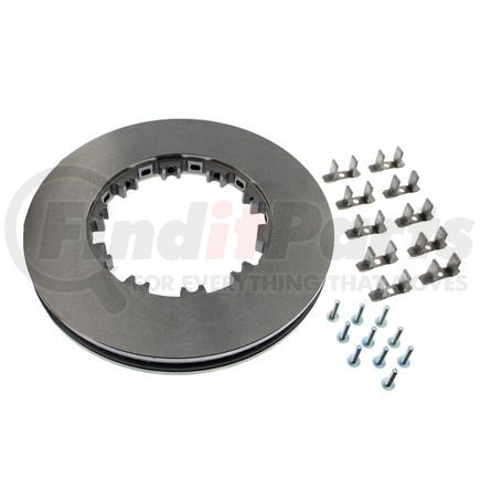Euclid E18200H Flat Splined Disc Brake Rotor