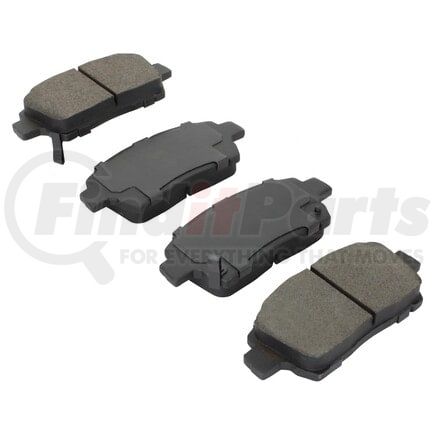 MPA Electrical 1001-0822AC Quality-Built Premium Ceramic Brake Pads w/ Hardware