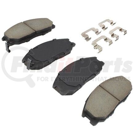 MPA Electrical 1001-0864C Quality-Built Premium Ceramic Brake Pads w/ Hardware